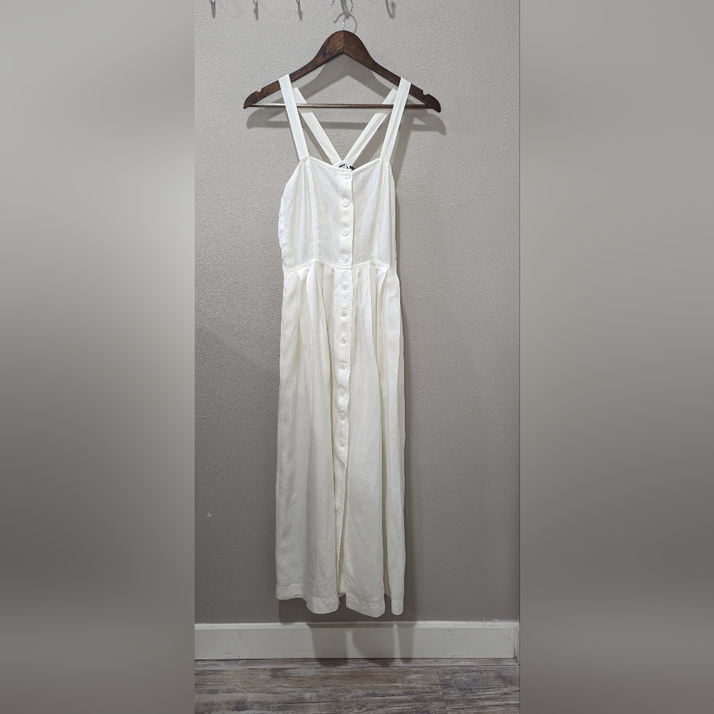 Vintage DKNY linen sundress size 4